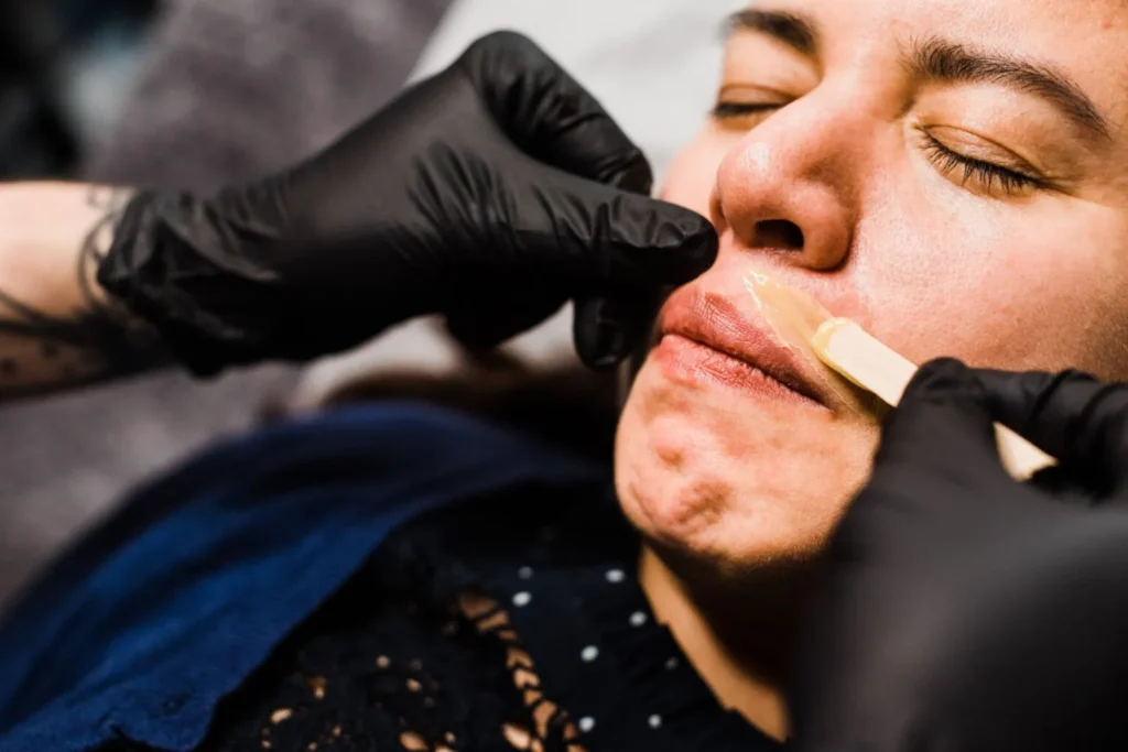 Kissed Peach Wax Saloon Waukee Iowa Lip Waxing and Skincare Services