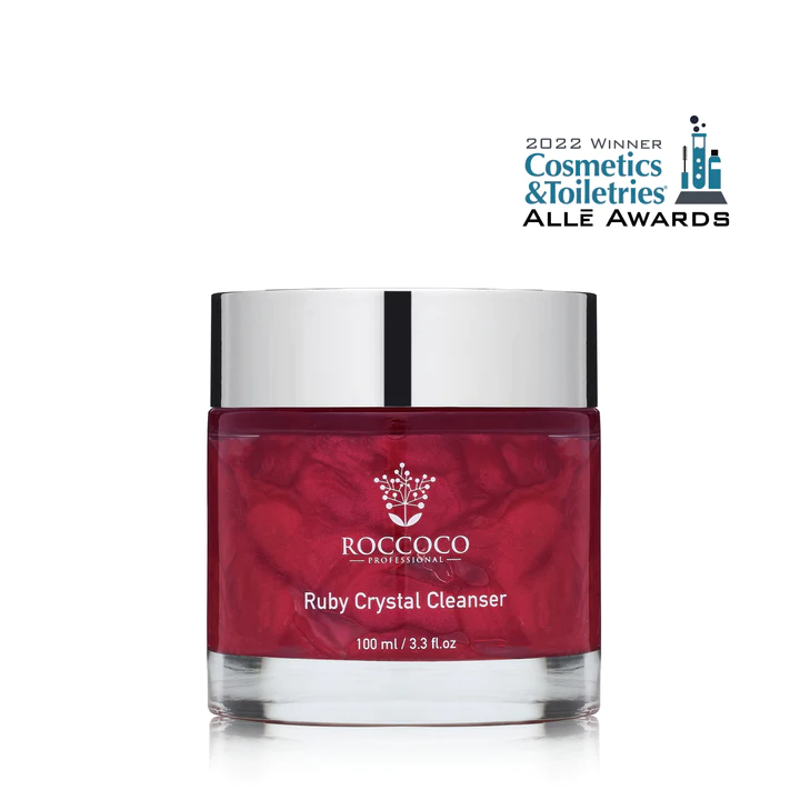 Roccoco Ruby Crystal Cleanser Kissed Peach Saloon